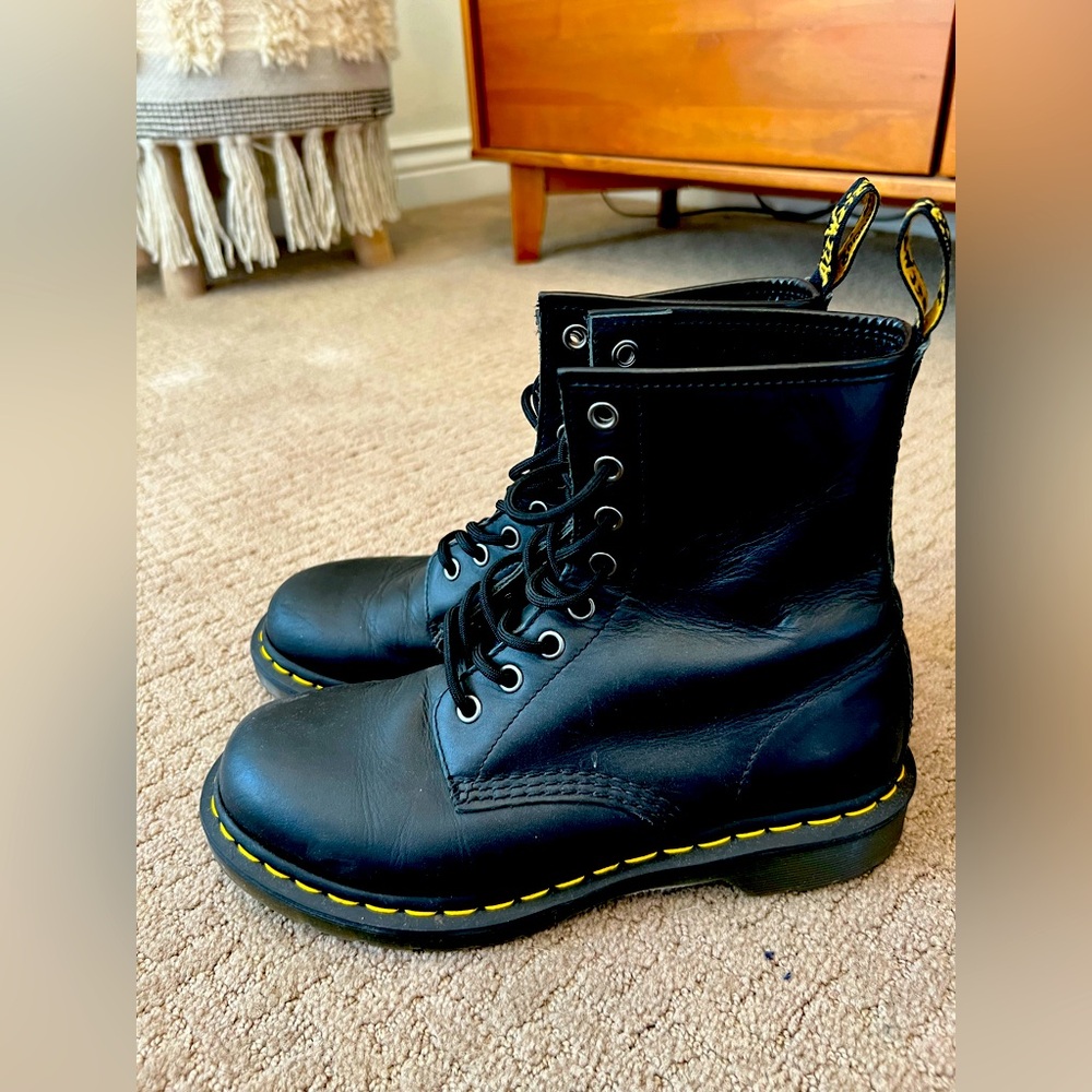 Dr. Martens Black Combat Boots